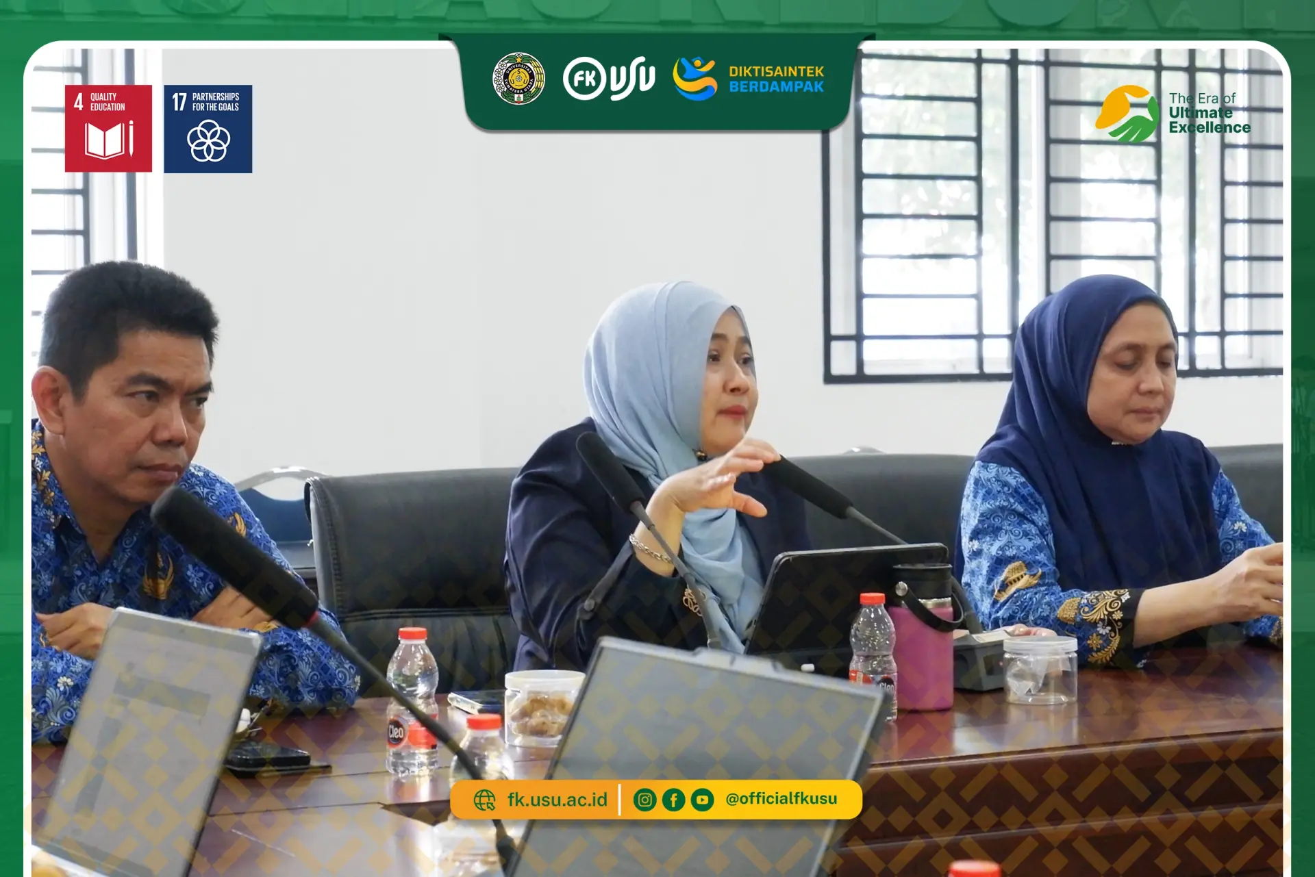 Direktorat Kerja Sama dan Internasionalisasi USU dan Fakultas Kedokteran USU Perkuat Koordinasi Program Strategis